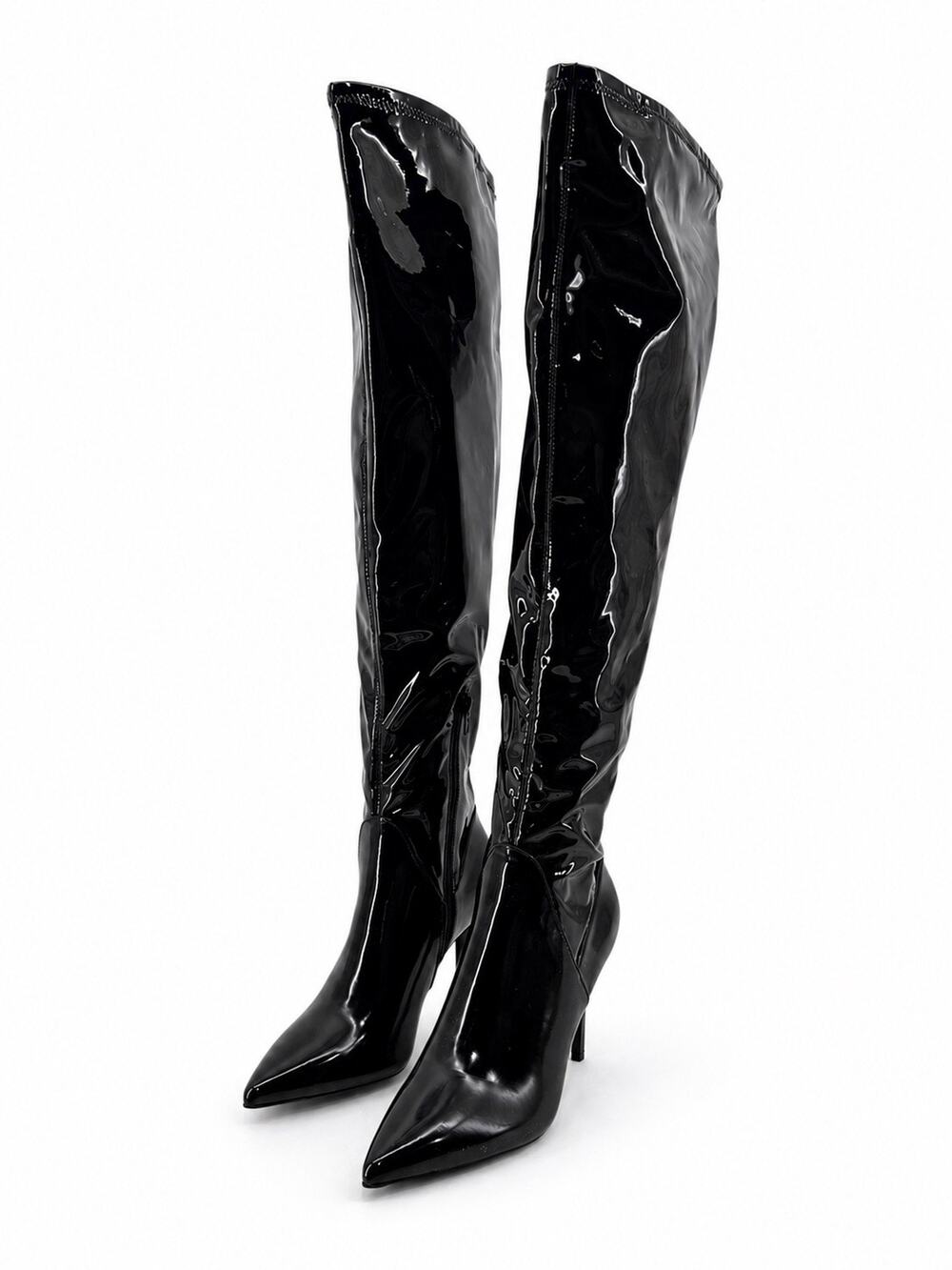 Jessica Simpson US 7.5 Abrine Black Over The Knee Boot Pull On